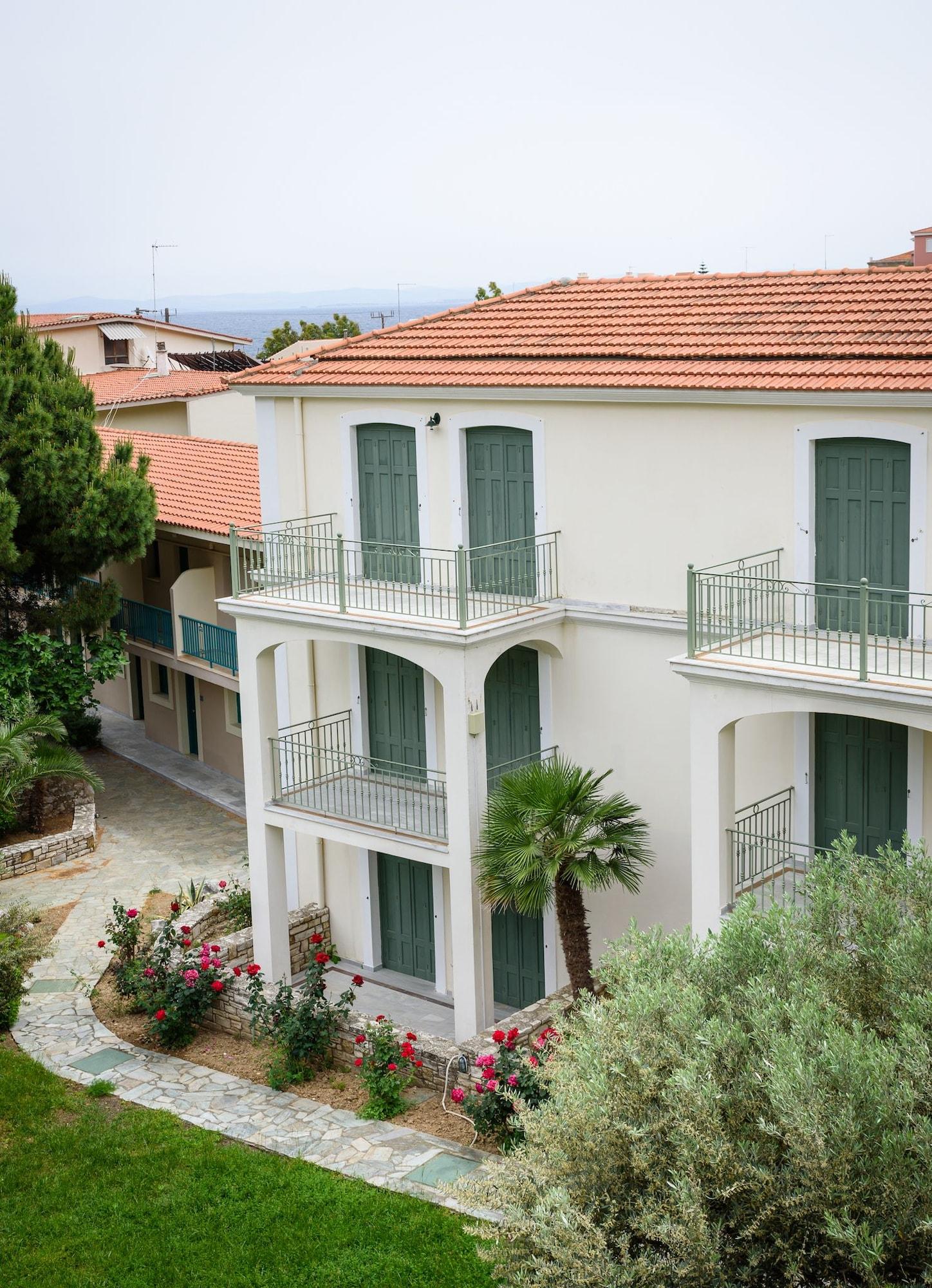 Kyveli Hotel Apartments Vrontádos Екстериор снимка